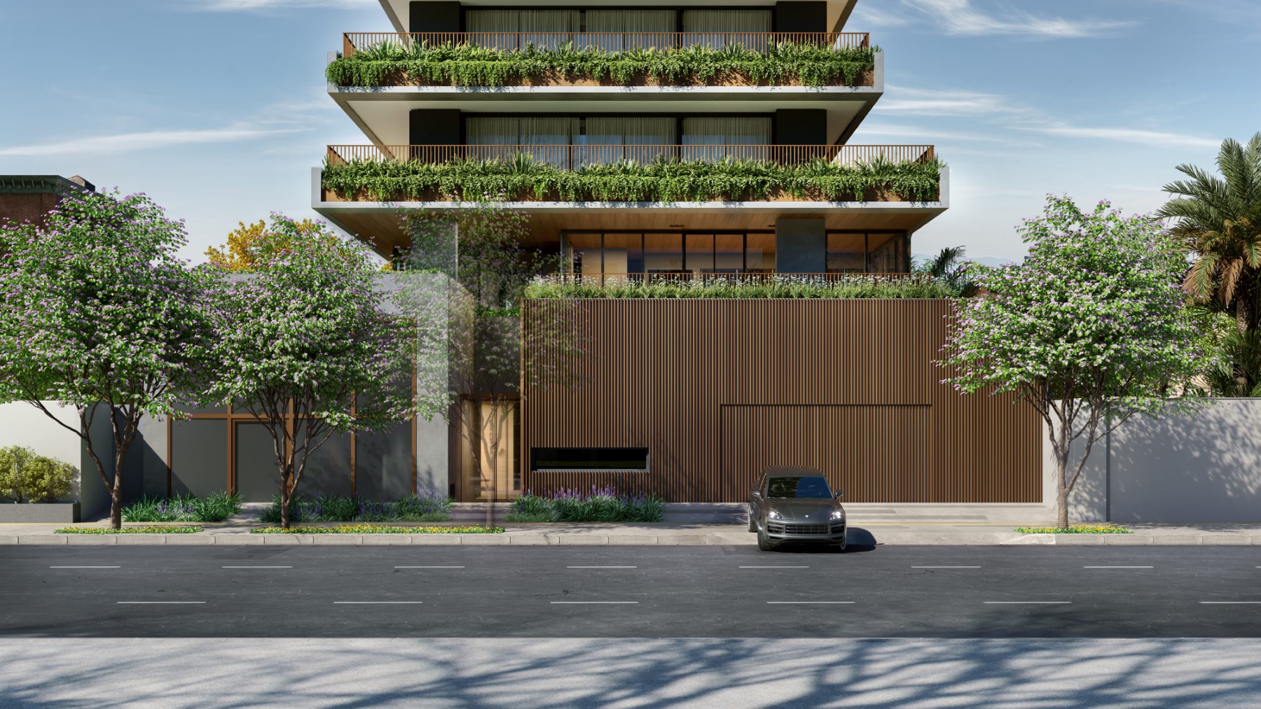 Perspectiva ilustrada do Pórtico